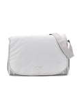 Borsa fasciatoio per neonati Emporio Armani Kids grigio con logo argento – Accessorio premium elegante