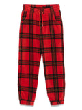 Pantaloni sportivi per bambino Mini Rodini rossi tartan – Accessorio premium elegante