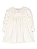 Abito per neonata Jesurum Baby bianco con dettaglio in pizzo – Accessorio premium elegante