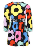 Abito per bambina Stella McCartney Kids nero a fiori – Accessorio premium elegante