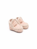 Stivali per neonata Mou Kids rosa con punta tonda – Accessorio premium elegante