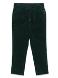 Chino per bambino Scotch & Soda verde affusolato a coste – Accessorio premium elegante