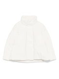 Giubbino P.Marlette St per bambina K-Way Kids bianco con design imbottito – Accessorio premium elegante
