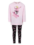 Set t-shirt e leggings per bambina Monnalisa x Barbie rosa con stampa – Accessorio premium elegante