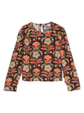 Blusa a fiori per bambina Scotch & Soda multicolor con scollo rotondo – Accessorio premium elegante