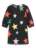 Abito nero per bambina con stampa Stella McCartney Kids – Accessorio premium elegante