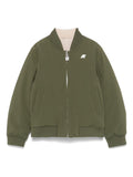 Bomber reversibile verde per bambino Aorelian K-Way Kids – Accessorio premium elegante