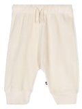 Pantaloni sportivi per neonato Molo Sigo bianco in velluto – Accessorio premium elegante