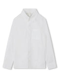 Camicia per bambino Givenchy Kids bianco con colletto classico – Accessorio premium elegante