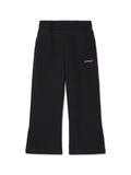 Pantaloni sportivi Bookish per bambina Off-White Kids nero con gamba ampia – Accessorio premium elegante