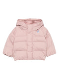 Giubbino per neonata K-Way Kids rosa con design trapuntato – Accessorio premium elegante