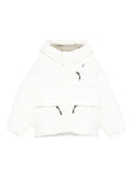 Giubbino per bambino K-Way Kids bianco con design trapuntato – Accessorio premium elegante