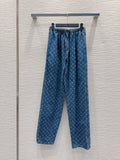 LV 25 Both Muscular Soft Denim Pants Blue Cotton – Accessorio premium elegante