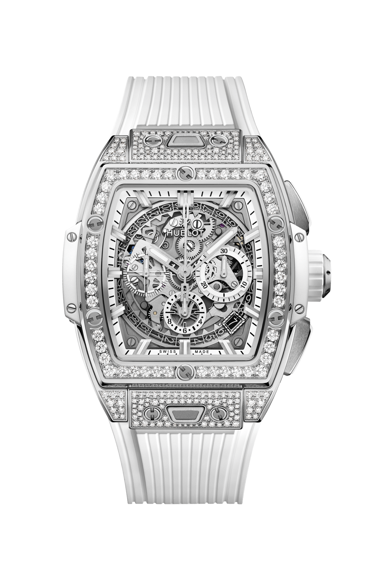 Hublot Spirit of Big Bang Titanium White Pavé 42mm – Accessorio premium elegante