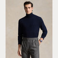 WASHABLE WOOL TURTLENECK SWEATER – Accessorio premium elegante