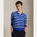 STRIPED COTTON-BLEND CARDIGAN – Accessorio premium elegante