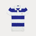 SLIM FIT CABLE-KNIT POLO SHIRT – Accessorio premium elegante
