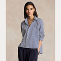 CROPPED BOXY STRIPED COTTON SHIRT – Accessorio premium elegante