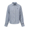 WIDE CROPPED GINGHAM LINEN SHIRT – Accessorio premium elegante