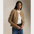 CABLE-KNIT WOOL-CASHMERE CARDIGAN – Accessorio premium elegante