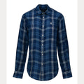 CLASSIC FIT PLAID LINEN SHIRT – Accessorio premium elegante