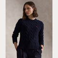 CLASSIC FIT CABLE WOOL-CASHMERE SWEATER – Accessorio premium elegante