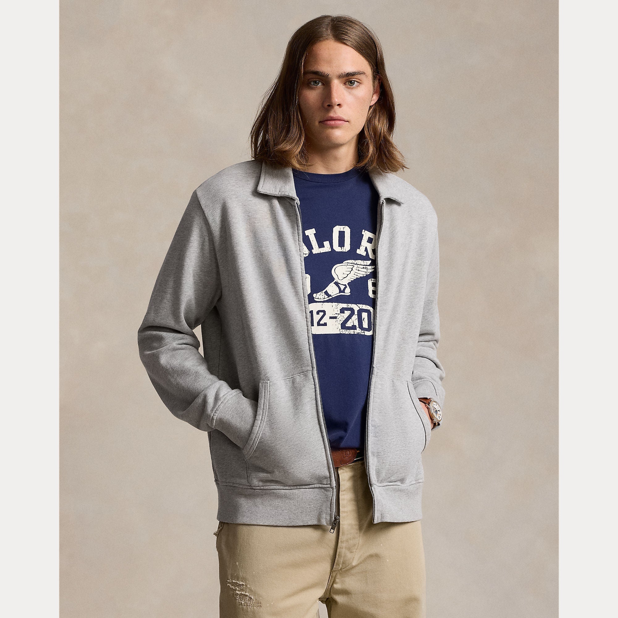 LOOPBACK FLEECE JACKET – Accessorio premium elegante