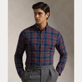 CUSTOM FIT PLAID DOUBLE-FACED SHIRT – Accessorio premium elegante