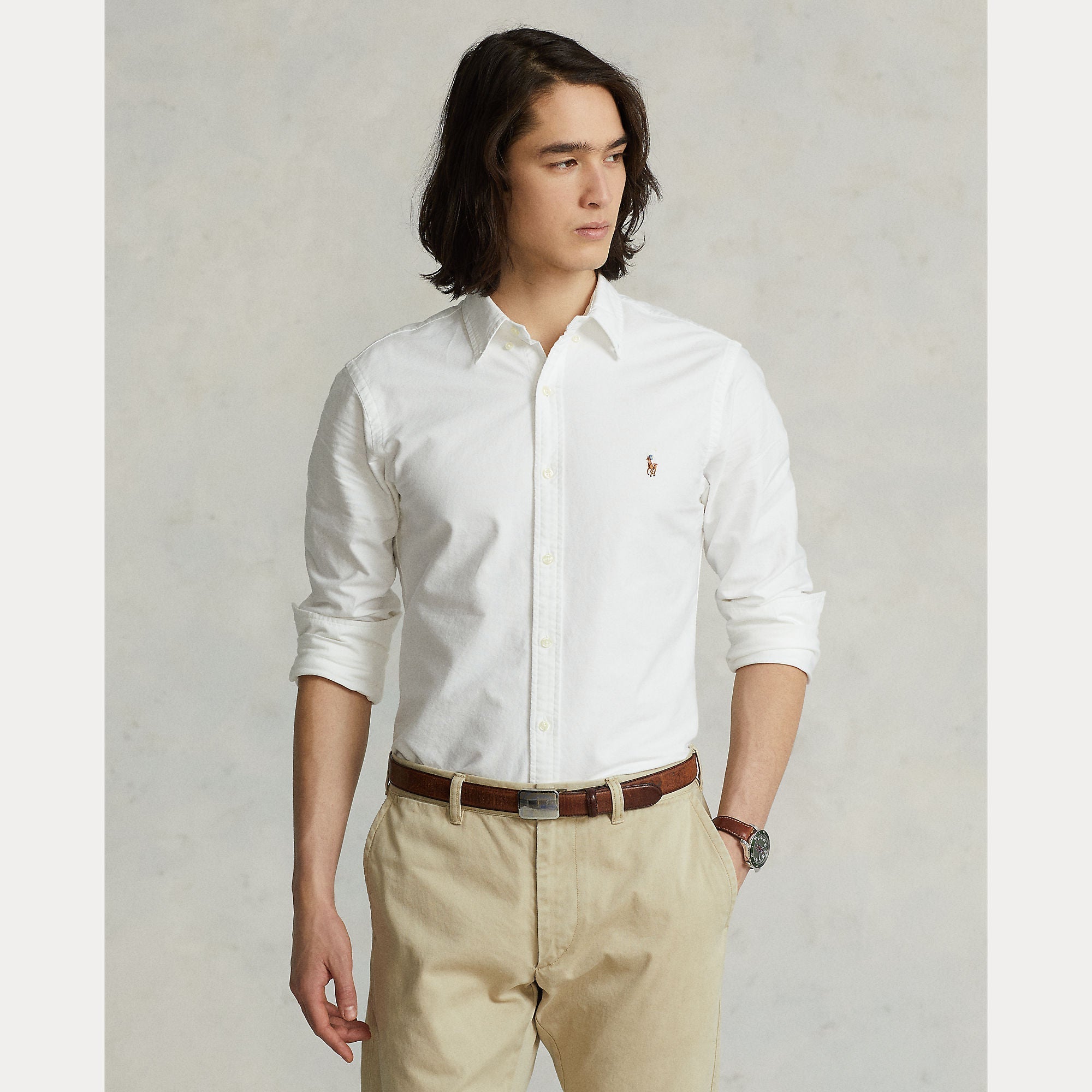 SLIM FIT OXFORD SHIRT – Accessorio premium elegante