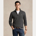DOUBLE-KNIT MESH QUARTER-ZIP PULLOVER – Accessorio premium elegante